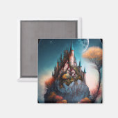 Magical Fantasy Castle Magnet (Vorderseite/Rückseite)