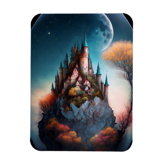 Magical Fantasy Castle Magnet (Vertikal)
