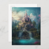 Magical Fantasy Castle Postkarte (Vorne/Hinten)