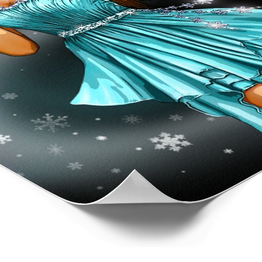 Magical Female Fairy Poster (Ecke)