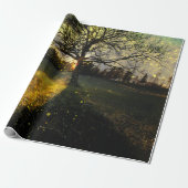 Magical fireflies dreamy landscape geschenkpapier (Ungerollt)