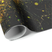 Magical fireflies dreamy landscape geschenkpapier (Rolleneckpunkt)