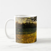 Magical fireflies dreamy landscape kaffeetasse (Links)
