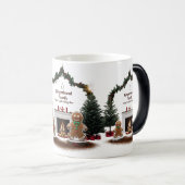 Magical Fireplace Gingerbread Couple Color Morphin Verwandlungstasse (VorderseiteRechts)