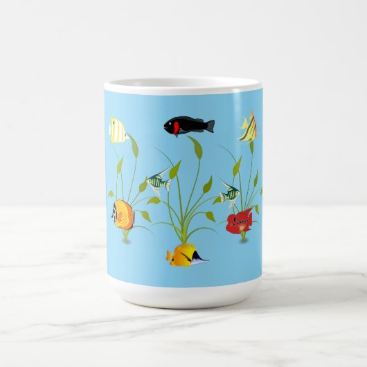 Magical Fish and Plants Ocean Coffee Cup Kaffeetasse (Mittel)