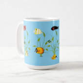 Magical Fish and Plants Ocean Coffee Cup Kaffeetasse (Vorderseite Links)