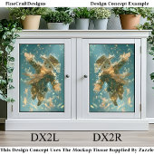 Magical Floating Snowman Spirit DX2L Decoupage Seidenpapier