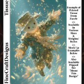 Magical Floating Snowman Spirit DX2R Decoupage Seidenpapier