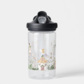 Magical Floral Fairy | Monogramm Trinkflasche (Vorne)
