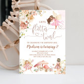 Magical Floral Fairy Princess Birthday Einladung