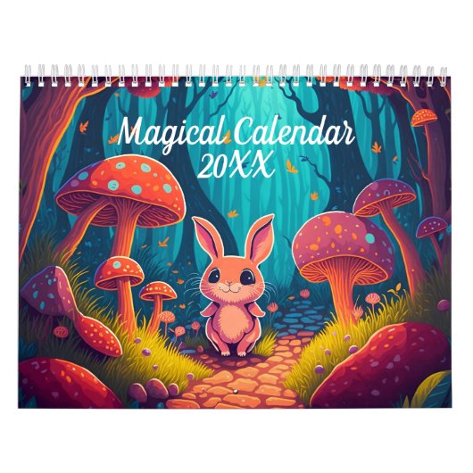 Magical Forest Creatures Fantasy 2026 Calendar Kalender (Titelbild)
