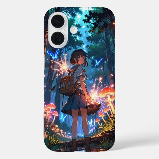 Magical Forest Girl Case-Mate iPhone Hülle (Rückseite)