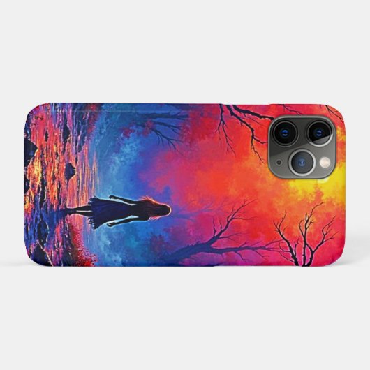 Magical Forest Girls Solitude Design Case-Mate iPhone Hülle (Rückseite (Horizontal))