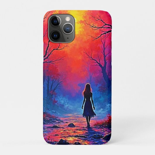 Magical Forest Girls Solitude Design Case-Mate iPhone Hülle (Rückseite)