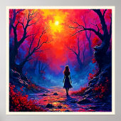 Magical Forest Girls Solitude Design Poster (Vorne)