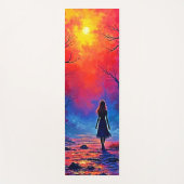 Magical Forest Girls Solitude Design Yogamatte (Vorderseite)