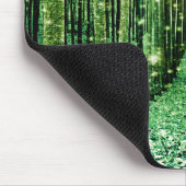 Magical Forest Green Mystery Mousepad (Ecke)