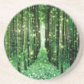 Magical Forest Green Mystery Untersetzer (Vorne)