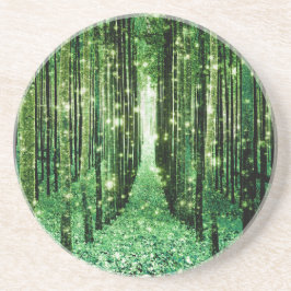 Magical Forest Green Mystery Untersetzer