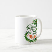 Magical Forest Queen Cozy Christmas Drinkware gift Kaffeetasse (VorderseiteRechts)