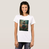 Magical Forest. Surreal and Psychedelic Art T-Shirt (Vorne ganz)