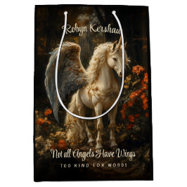 Magical Forest Unicorn mit Flügeln Danke Mittlere Geschenktüte