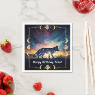 Magical Fox Party Napkins Serviette