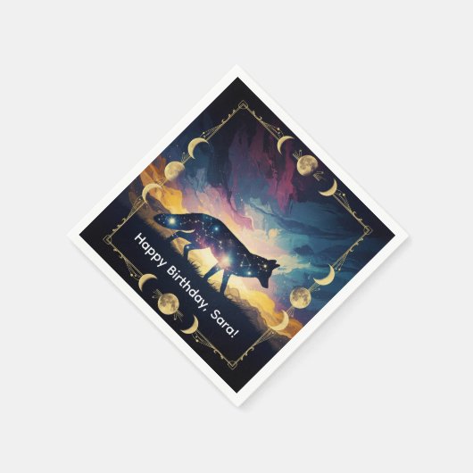 Magical Fox Party Napkins Serviette (Ecke)