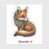 Magical Fox Sticker (Blatt)