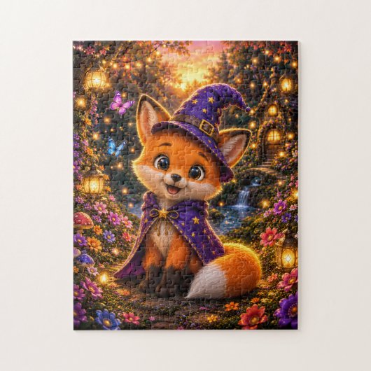 Magical Fox Wizard Jigsaw Puzzle (Vertikal)
