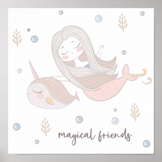 Magical Friends Mermaid Poster (Vorne)