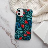 Magical garden - dark teal and red case