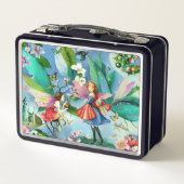 Magical Garden Friends Metall Brotdose (Rückseite)