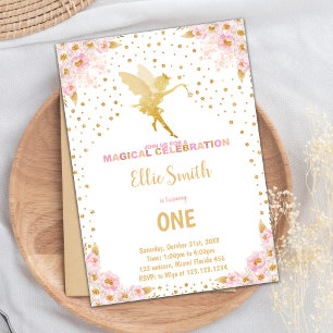 Magical Garden Party Card für Mädchen Einladung