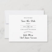 Magical Garden Wedding Save The Date (Vorderseite)