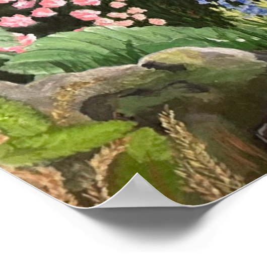 Magical Gardens of Blarney Castle Irland Poster (Ecke)