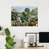 Magical Gardens of Blarney Castle Irland Poster (Heimbüro)
