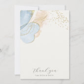 Magical Glitzer Baby Dusche Danke Karte (Vorderseite)