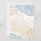 Magical Glitzer Baby Dusche Danke Karte (Rückseite)