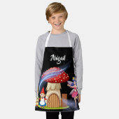 Magical Goblin & Fairy Personalisiert Name kids Schürze (Getragen)