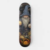 Magical Gothic Wizard Skateboard (Vorderseite)