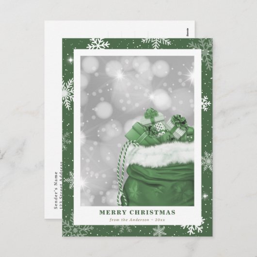 Magical Green Frohe Weihnachten (Vorne/Hinten)