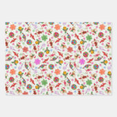 Magical Green Romantic Kitsch Weihnachtsschmuck Geschenkpapier Set (Vorderseite 3)