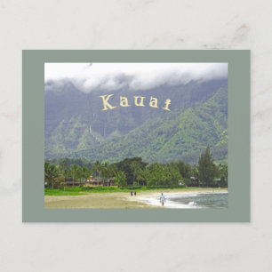 "MAGICAL HANALEI" (KAUAI) POSTKARTE
