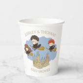 Magical Harry Potter and Hogwarts Baby Shower Pappbecher (Vorderseite)