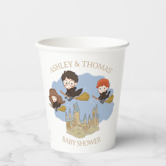Magical Harry Potter and Hogwarts Baby Shower Pappbecher (Vorderseite)