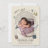 Magical Harry Potter Geburtsankündigung Einladung (Vorderseite)