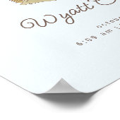 Magical Harry Potter & Hogwarts Baby Birth Stats Poster (Ecke)