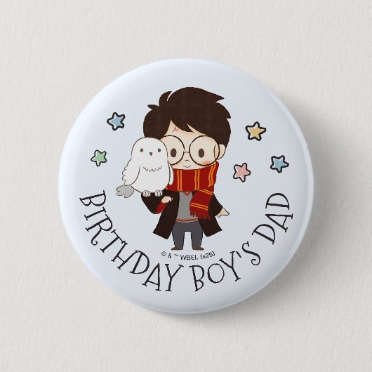 Magical HARRY POTTER™ und Hogwarts zum Geburtstag Button (Vorderseite)