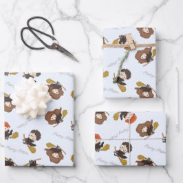 Magical HARRY POTTER™ und Hogwarts zum Geburtstag Geschenkpapier Set